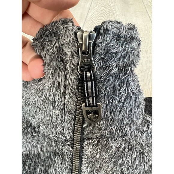 Kuhl Alpenlux Full Zip Jacket Fleece Two Tone | Gray Black | Size XL Runs‎ Small - Picture 7 of 16